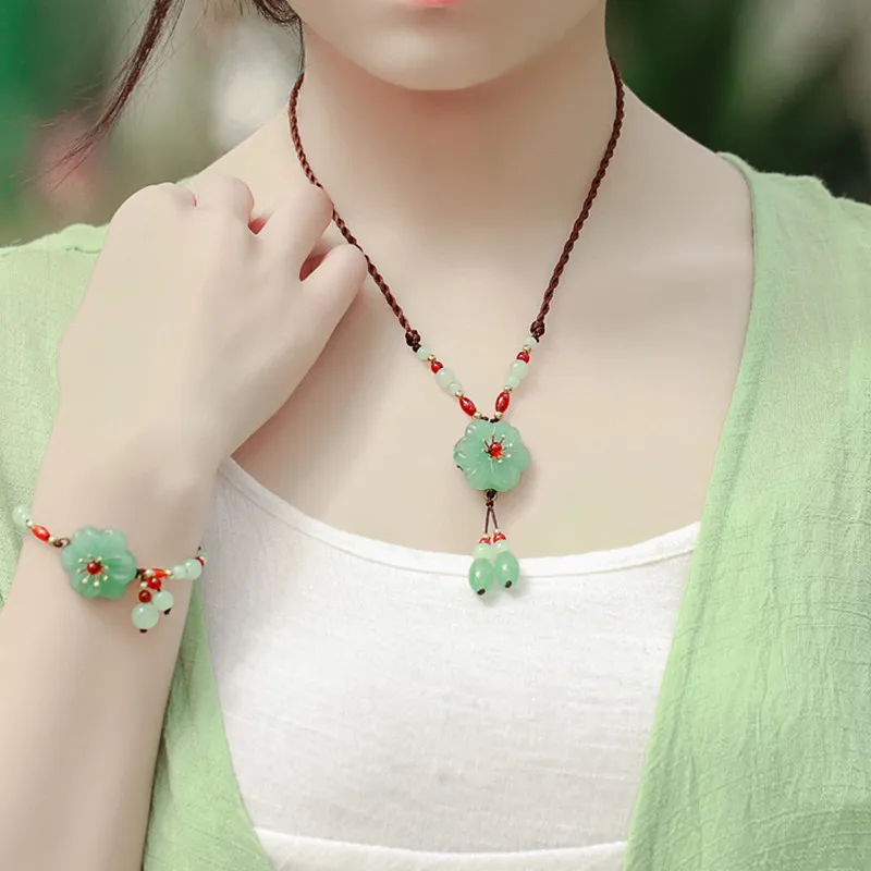 Yanting женские богемные глазированное стекло с цветком очаровательные браслеты