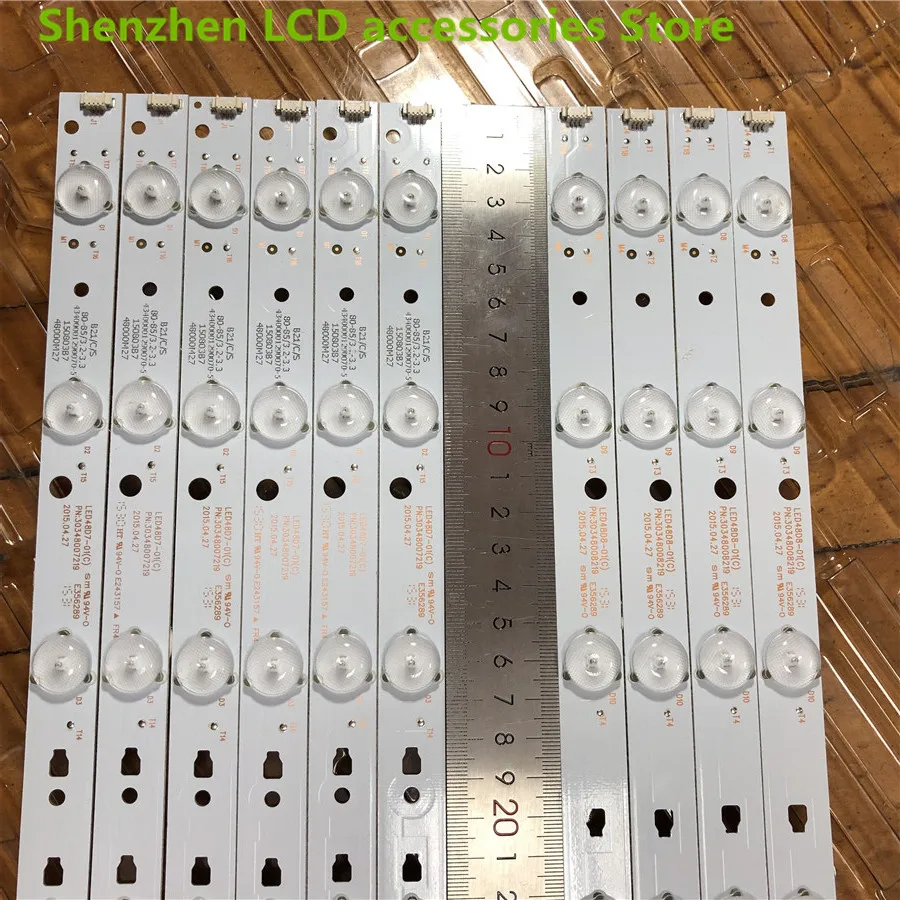 10 шт./лот для Haier LE48F3000W/LED48U3300 ЖК-дисплей подсветка LED48D8/LED48D7-ZC14-01 100% новый |