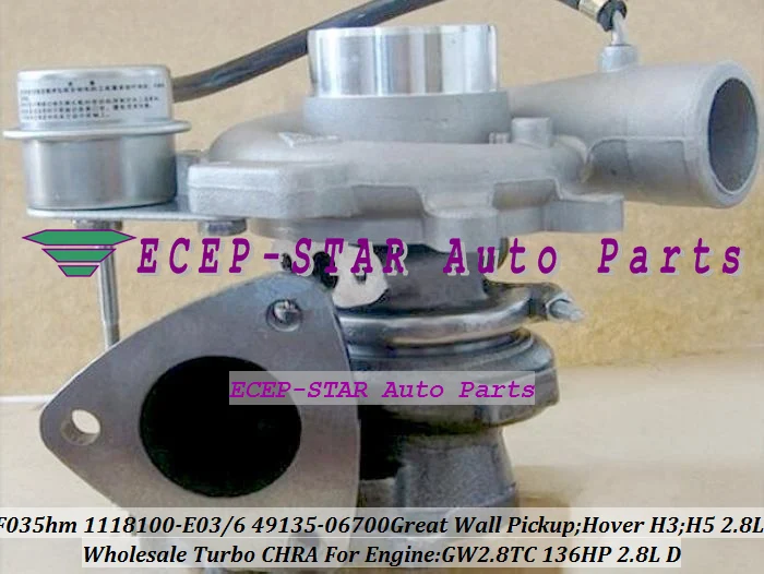 TF035 49135-06700 1118100-E06 1118100-E03 49135-06710 турбо для Great Wall GW Auto Pickup Hover H3 H5 Haval 2 8 T GW2.8TC 2.8L |