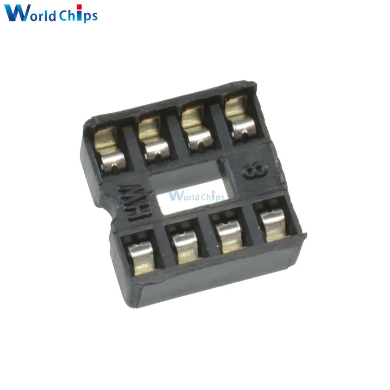 10 шт./лот 8pin 8 Pin DIP 8DIP IC адаптер припоя Тип 2 54 мм|ic socket|origin 8dip socket |