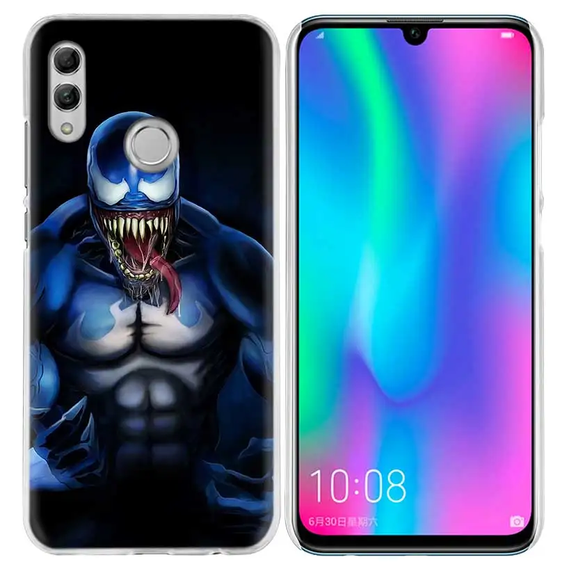 Чехол Marvel Super Hero Venom для huawei Honor 8X Y9 9 10 Lite Play 8C 8S 8A Pro V20 20i 10i Y6 Y7 жесткий чехол для телефона из поликарбоната