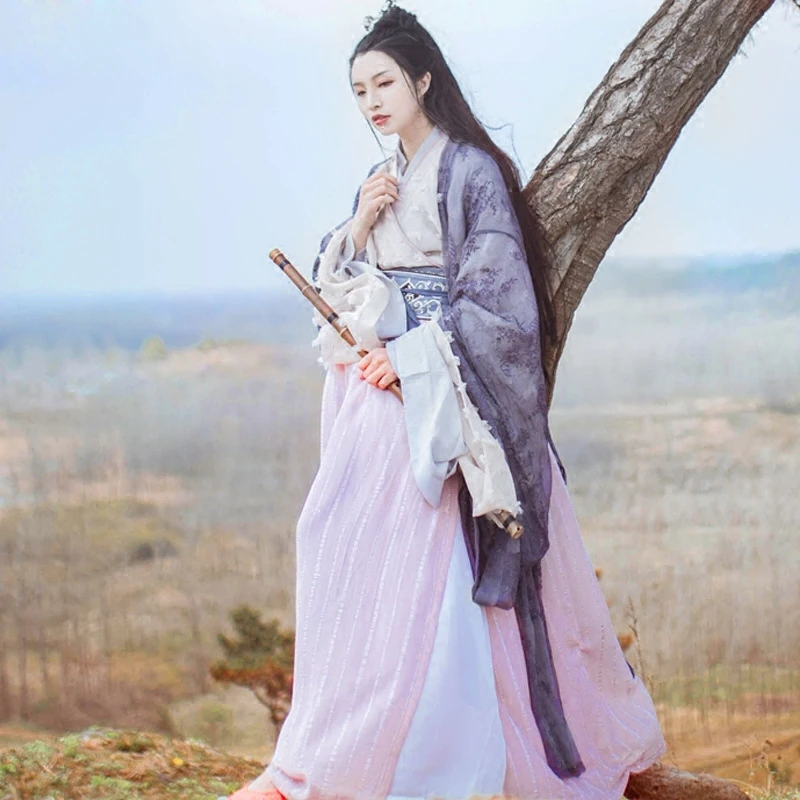 Женский костюм принцессы династии Цин изысканная вышивка hanfu drame сценический 2019| |