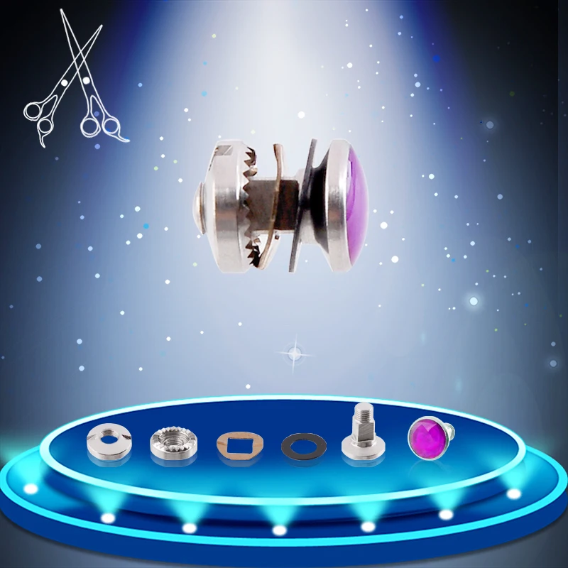 10 компл./лот полный набор винтов из нержавеющей стали, ножницы для волос, детали Tornillo, ножницы для парикмахерской, винты, аксессуары 10 компл./лот полный набор винтов из нержавеющей стали, ножницы для волос, детали Tornillo, ножницы для парикмахерской, винты, аксессуары