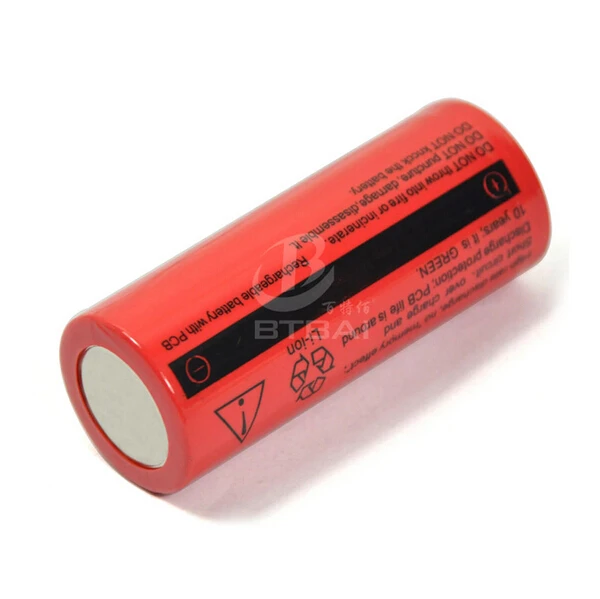 5 (Pcs) x 3.7v 26650MP BRC Li ion Rechargeable Battery 7300mAh For CREE XML T6 LED Flashlight Torch 26650 High Drain Batteries|battery