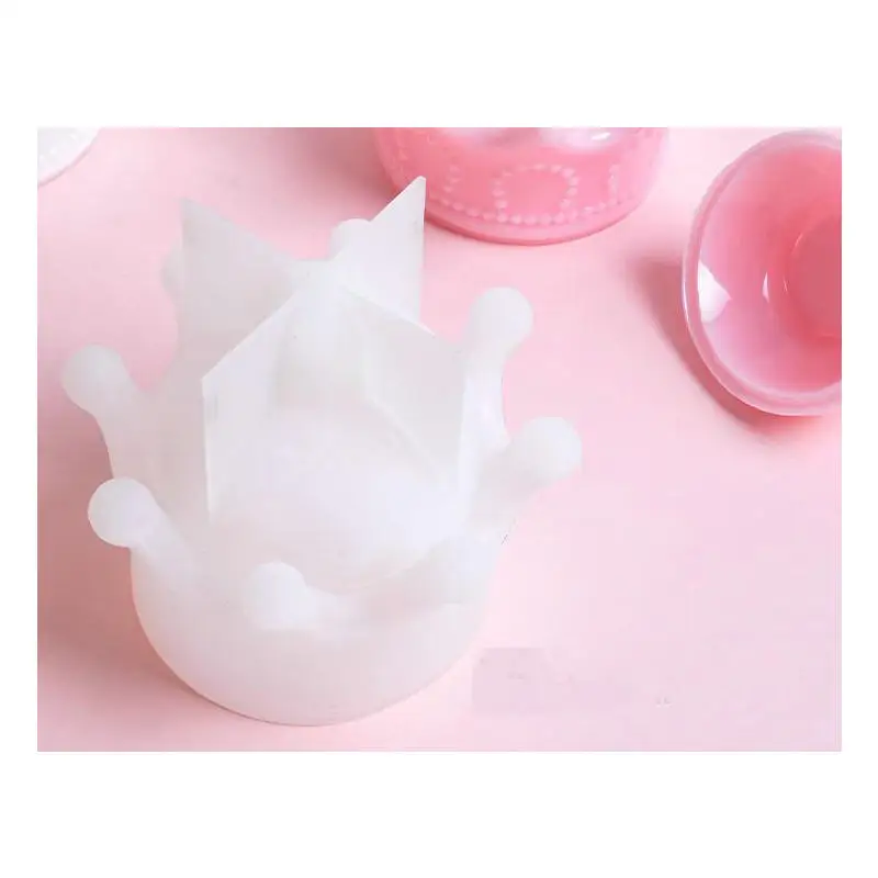Kawaii Crown Storage Box Silicone Mold Jewelry Findings Pendant Accessory DIY Charms Handmade Epoxy Resin Cabochon Mould | Украшения и