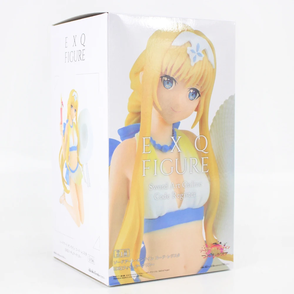 Игровой костюм с героями мультфильмов SAO EXQ Alice 14 см ПВХ экшн модель коллекционная