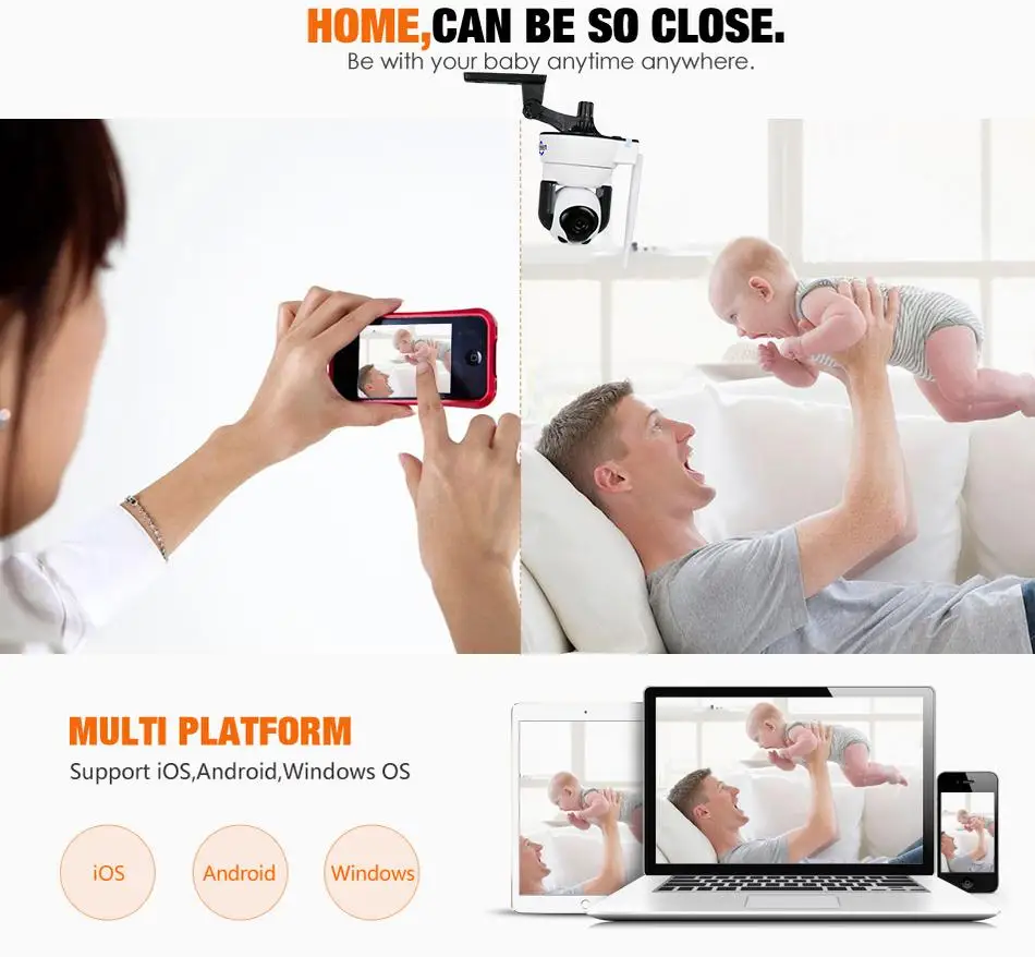 Ip-камера безопасности, Wifi, беспроводная смарт-камера для домашних животных, Wifi, камера видеонаблюдения, HD 720 P, ip-камера для помещений, Onvif, детский монитор