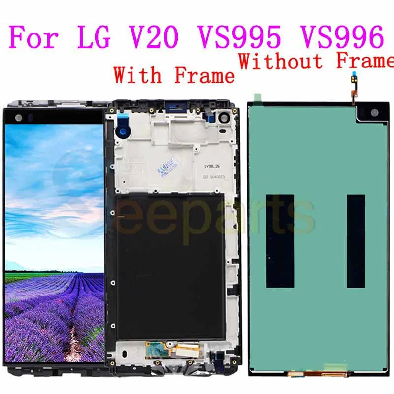 100% протестированный 5 7 '&#x272560x1440 ЖК-дисплей для LG V20 сенсорный экран VS995 VS996 LS997 H910