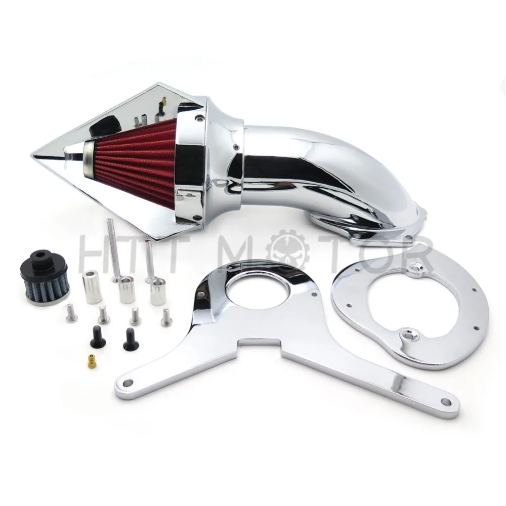 Aftermarket Бесплатная доставка мотоцикл части Спайк Воздухоочиститель наборы фильтр