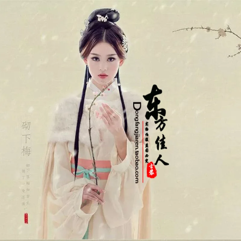 

Qi Xia Mei Plum Blossom Winter Costume Set for Women Thematic Photography Exhibition Costume Hanfu Female Costume