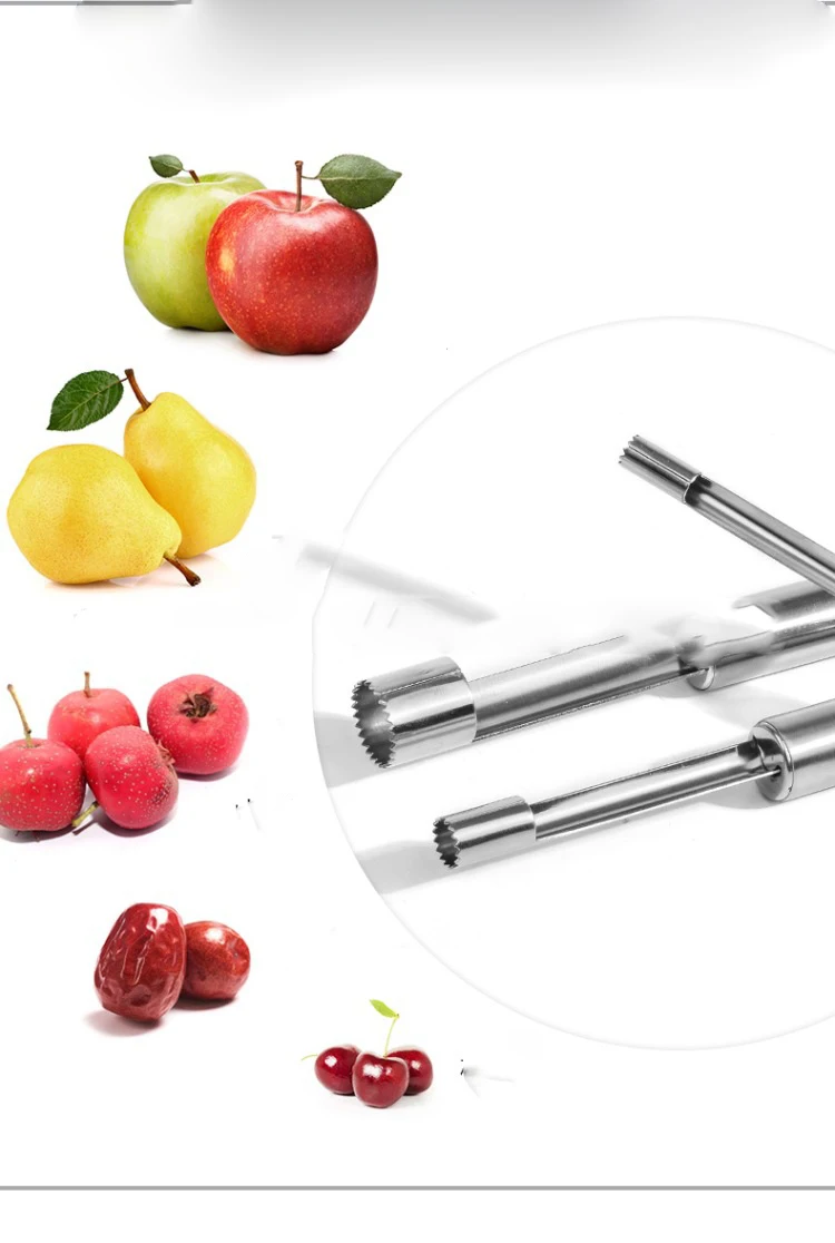 4 размера из нержавеющей стали для яблока боярышника jujube Sydney corer устройство для выкапывания фруктов инструмент для выкапывания фруктов стебли для варенья пирога Кухня