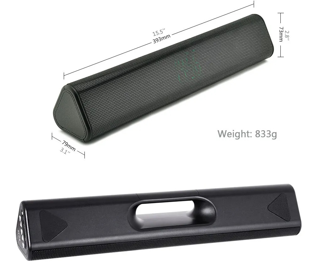 XGODY JY47 Bluetooth Колонка Беспроводная Портативная колонка со светодиодное радио с часами сабвуфер NFC динамик для компьютера телефона ПК ноутбука