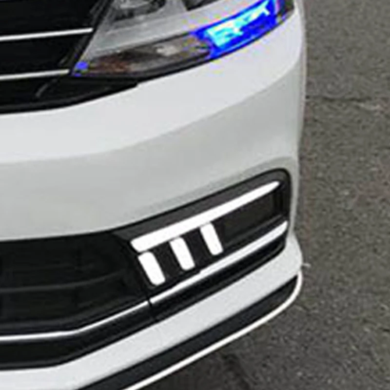 Hlxg для Volkswagen Je tta 2016 2018 дневной свет Противотуманные фары DRL дневные ходовые огни