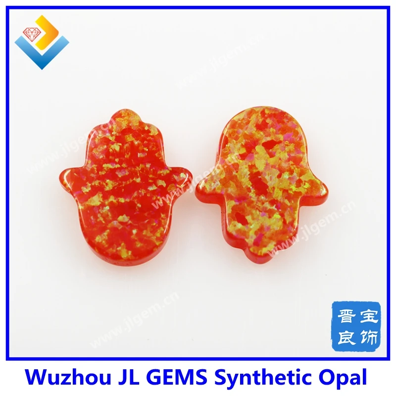 (5 шт./лот) оптовая продажа Необычные синтетические гранат опал op47 11*13 мм Шармы в