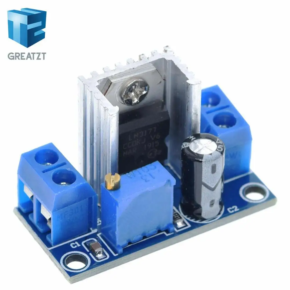 LM317 DC преобразователь понижающий модуль печатной платы линейный регулятор