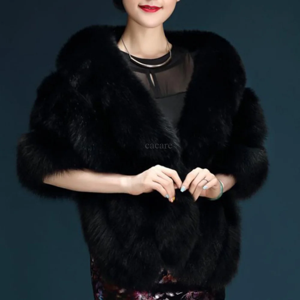 Накидка из искусственного меха жилет мантия осень 2018 дешевая пушистая меховая