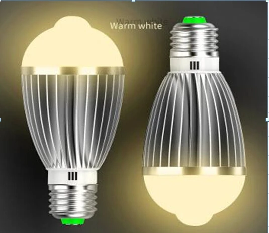 Светодиодсветильник лампа E27 B22 с инфракрасным датчиком движения 5730SMD