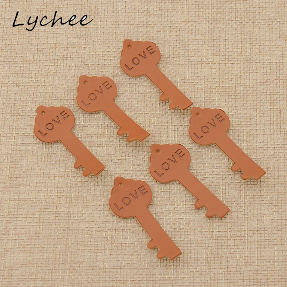 Lychee 20 шт. креативные любовь английские буквы в форме ключа стандартные этикетки