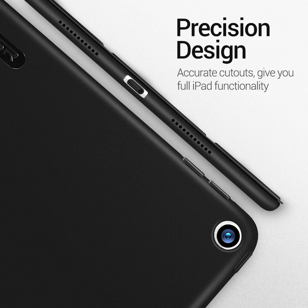 Тонкий умный чехол ESR для iPad Air 3 2019 гибкая задняя крышка из ТПУ с прорезиненным