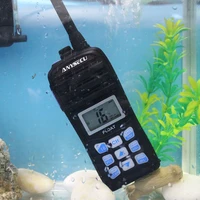 anysecu float walkie talkie ip67 waterproof vhf marine radio 156 000 161 450mhz 5w ham radio station ic h25