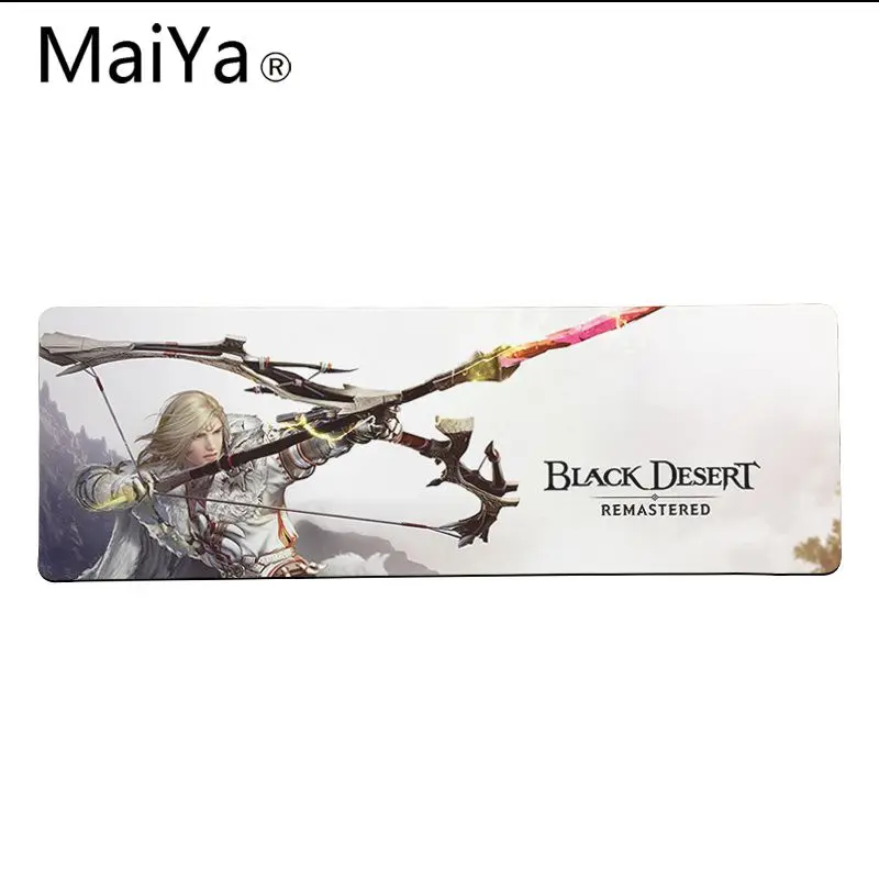 Высококачественный черный игровой коврик для мыши Maiya в стиле пустыни из