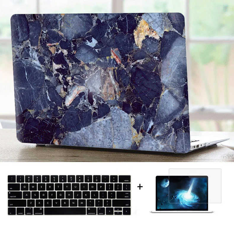 SG 1 Чехол для клавиатуры с принтом, защитная пленка для экрана 11 1" Macbook Air A1465 A1466 13 15" Pro A1502 Touch Bar A1706 A1708 - Цвет: SG 1