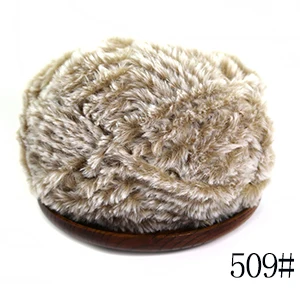 509 Фабрика suzhou huicai on line sales 20 мотков* 50 г/1000 г Упаковка зимняя Пряжа Ручной Вязки меховая пряжа тканый шарф нитки - Цвет: 509