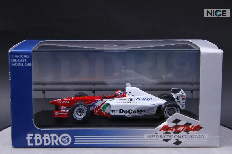 EBB RO 1:43 2003 DoCoMo TEAM Formula JP бутик, игрушки из сплава для детей, детские игрушки, модель, оригинальная посылка