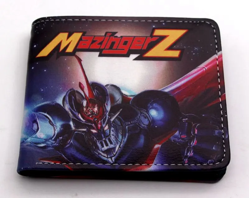 Японский аниме игры мазингер Z двойные бумажники мультфильм мальчики девочки монеты кошелек телефон держатель карты подарок
