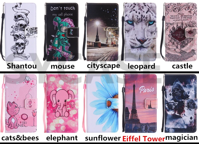 SYCASE флип чехол для zte zmax Pro z981 6 inchPainted карты Бумажник Стенд роскошный искуственная