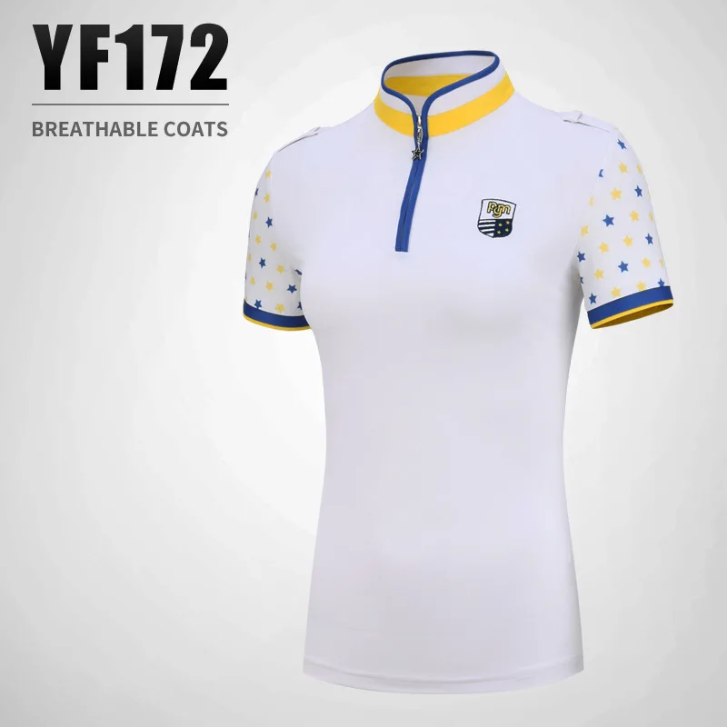 PGM юбка для гольфа наборы женская футболка с коротким рукавом летняя