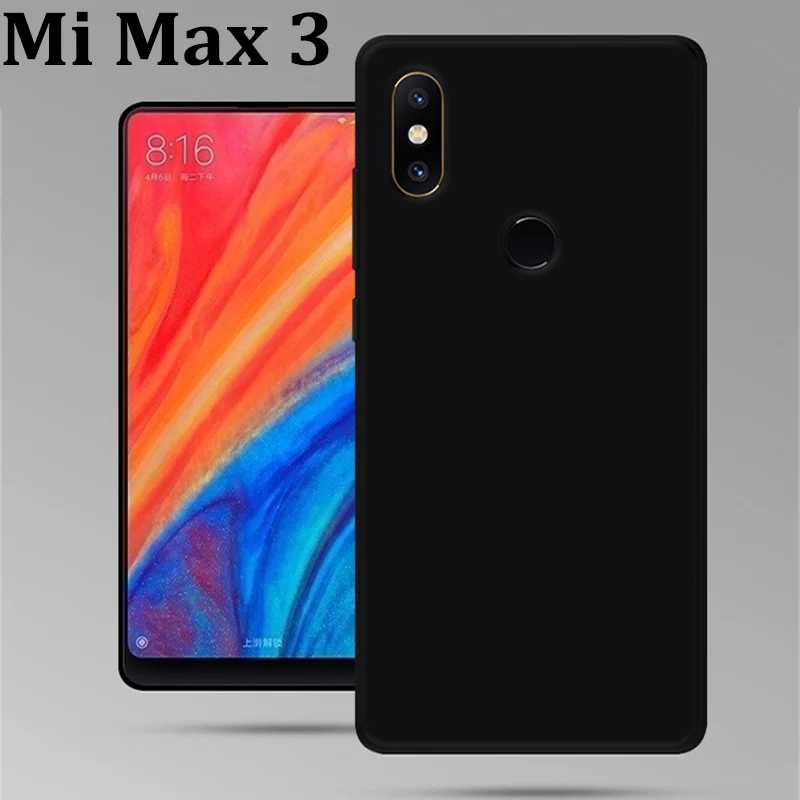 Чехол для xiaomi mi Max 3 мягкая задняя крышка Max3 чехлы телефонов Ультратонкий чехол