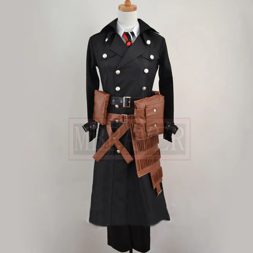 Костюм для косплея Юкио-Окумура синяя куртка рубашка штаны галстук ремень и