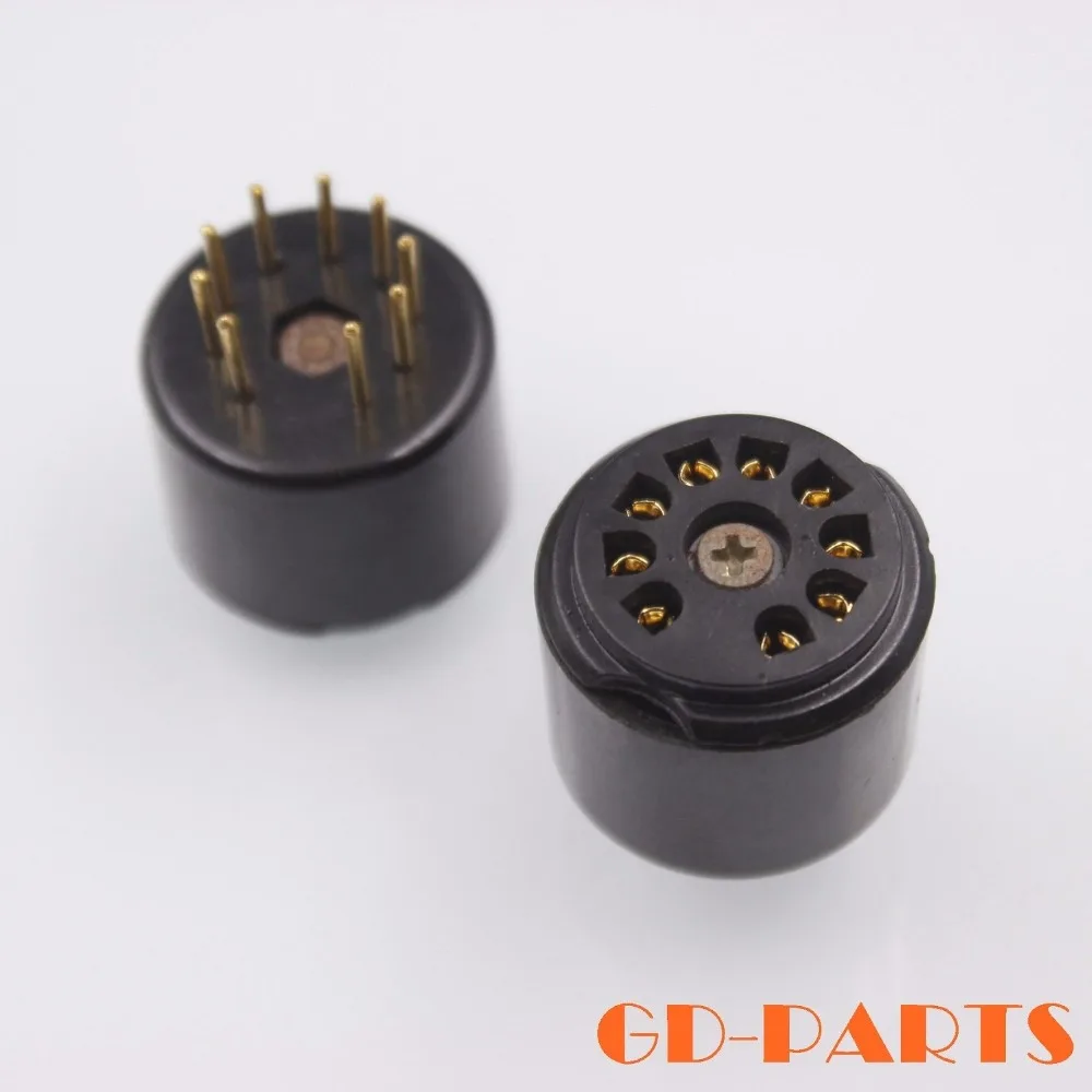 9pin бакелитовая трубка для тестирования гнезда 12AX7 EL84 5670 12AT7 ECC83 ECC82 6DJ8 Hifi винтажный