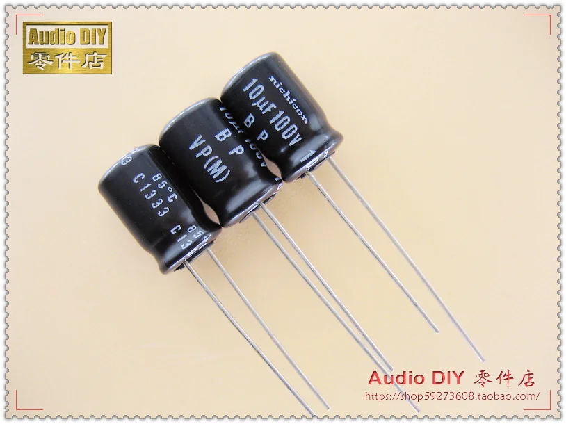 2023 hot sale 30PCS/50PCS Nichicon VP-BP Series 10uF/100V non-polar electrolytic capacitor (origl bag) free shipping