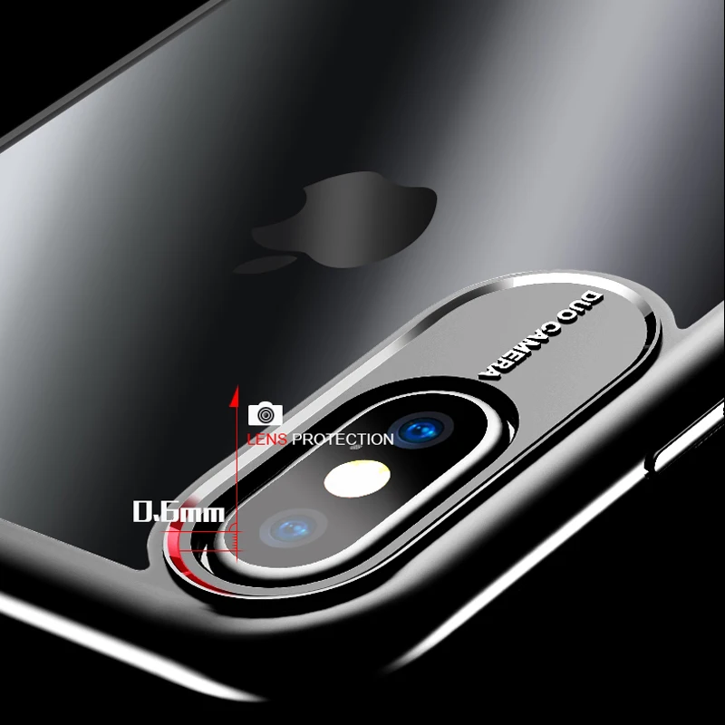 USAMS чехол для iPhone X TPU прозрачный Apple задняя крышка iPhoneX оболочка |