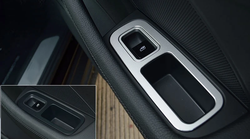 Подходит для Porsche Cayenne салонные аксессуары из алюминиевого сплава Салон, дверь, подлоктоник оконная крышка отделка 4 шт