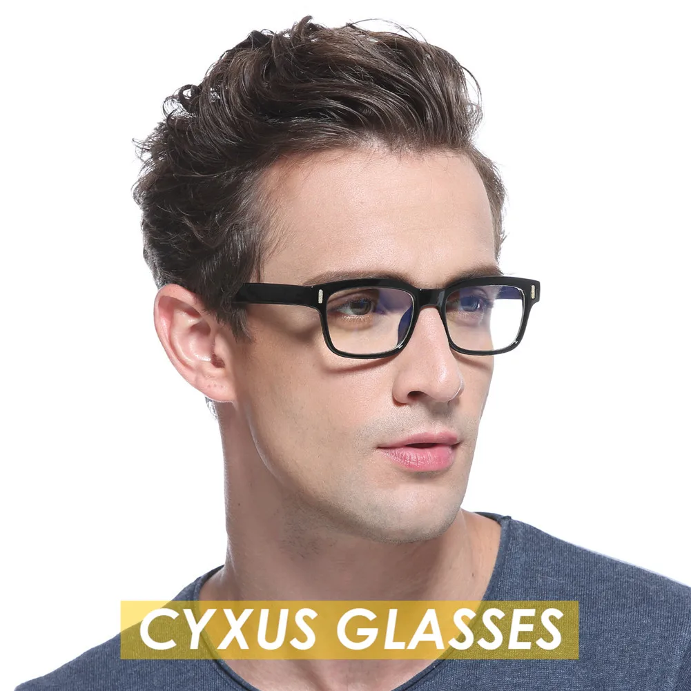 Cyxus анти-натяжение глаз синий светильник, блокирующие компьютерные очки с защитой от ультрафиолетовых лучей, игровая Eyewear-8084 для мужчин/женщин