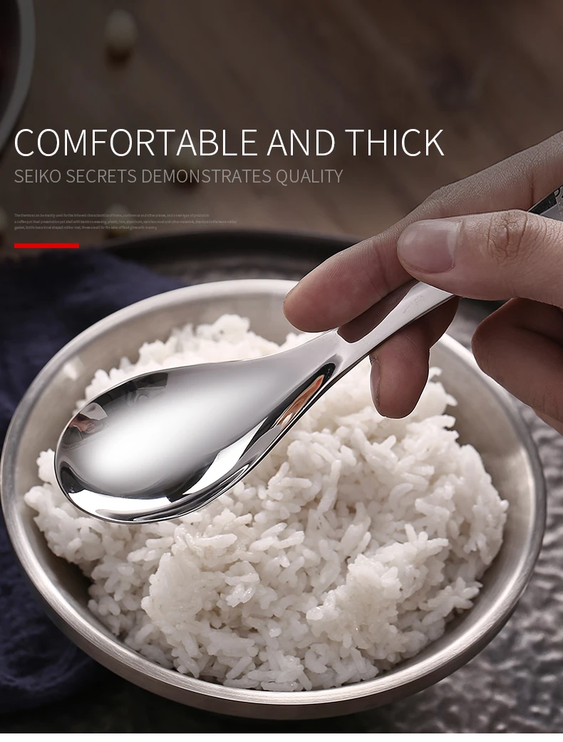 1 шт., китайская суповая ложка из нержавеющей стали, круглая ложка, ложка для приготовления пищи, посуда, текстура цветка