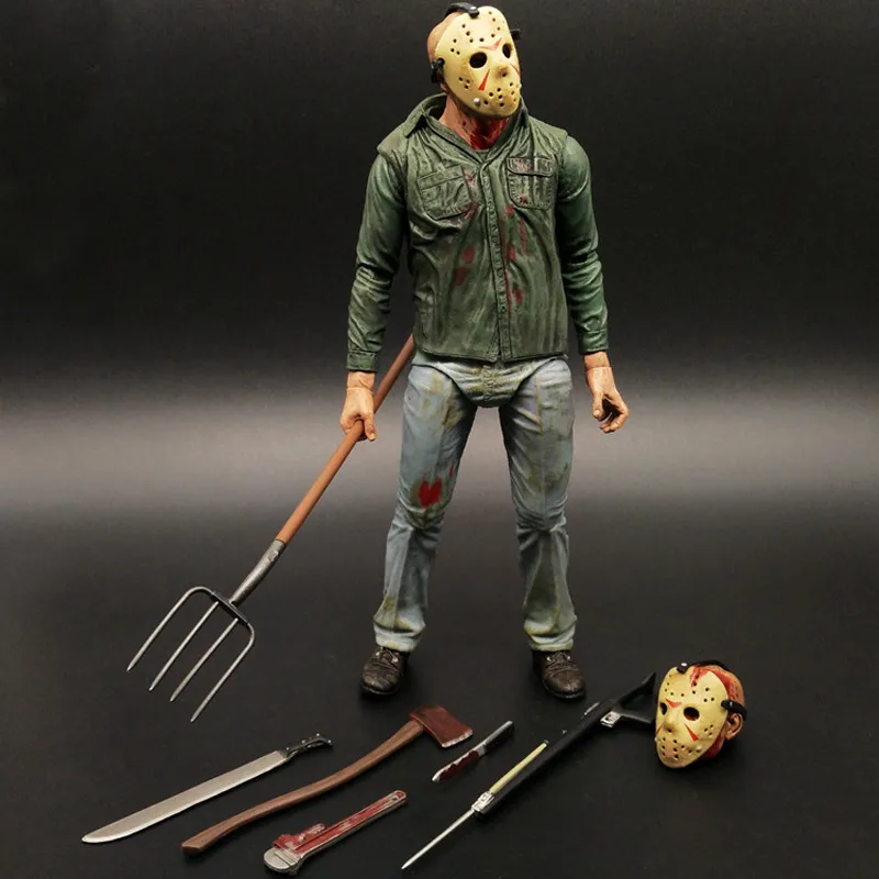 NECA Leatherface 13th 3D Джейсон бензопила конечная Джон Карпентер Майкл Майерс Фредди Крюгер Джокер фигурка модель игрушки