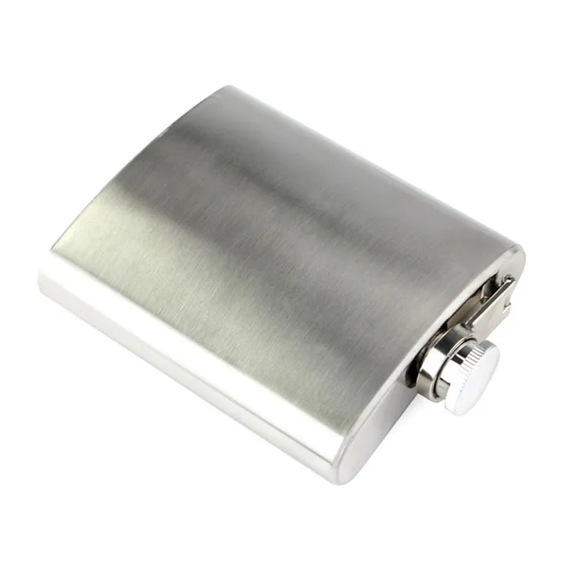 Stainless Steel Hip Flasks 3.5 oz Whisky Bottle Wine Flask Travel Alcohol Pocket D5 | Дом и сад
