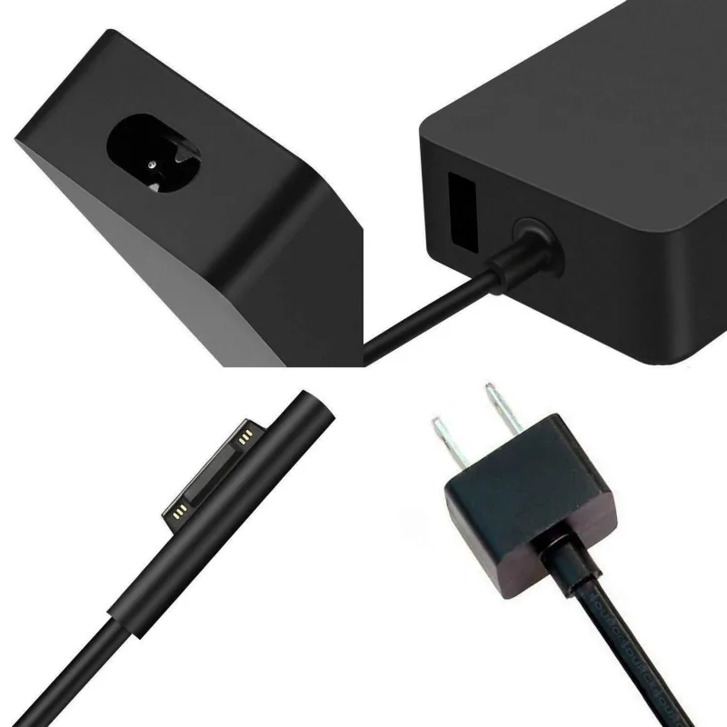 36W 12V 2.58A поверхностный источник питания, совместимый с microsoft Surface Pro 3 Pro 4 Pro 5 Pro 6, Surface Go, с usb-портом 1625