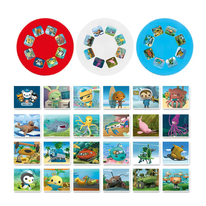 Оригинальная экшн фигурка Octonauts детский проектор звезда раннего детства светлые