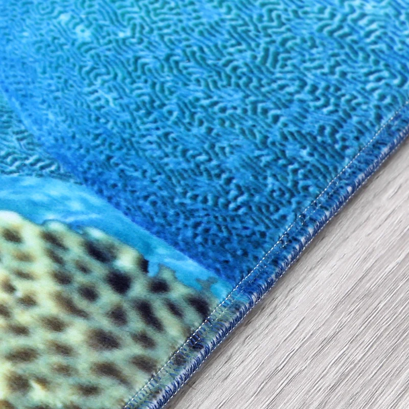 3D мультфильм Океанский мир Акула нескользящий коврик ковер для гостиной спальни