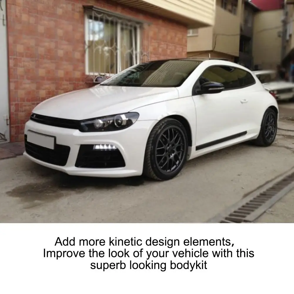 PP Unpainted Grey Car Body Kits Bumpers for Volkswagen VW Scirocco Coupe 2008 - 2013 | Автомобили и мотоциклы