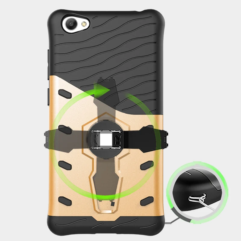 HYSOWENDLY For BBK Vivo Y55 Hybrid Hard PC Soft Silicone TPU Bumper Back Armor Cover Case Y51 Protection Fundas |