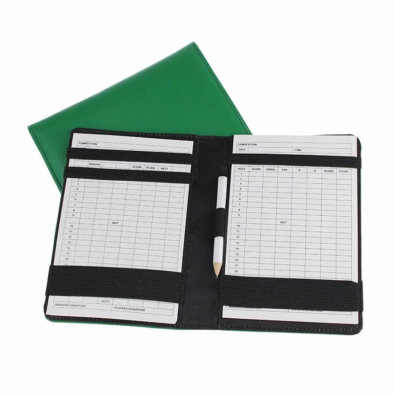 CRESTGOLF 1 шт. роскошный держатель для карт из натуральной кожи гольфа с деревянным