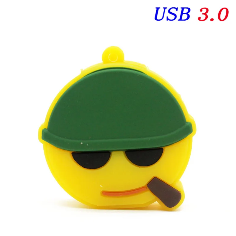 3 JASTER мультфильм горячий Usb 3,0 высокоскоростной мультфильм смайлик пакет USB флэш-накопитель 64 ГБ 32 ГБ 16 ГБ 8 ГБ 4 ГБ флеш-накопитель фактическая емкость - Цвет: 3