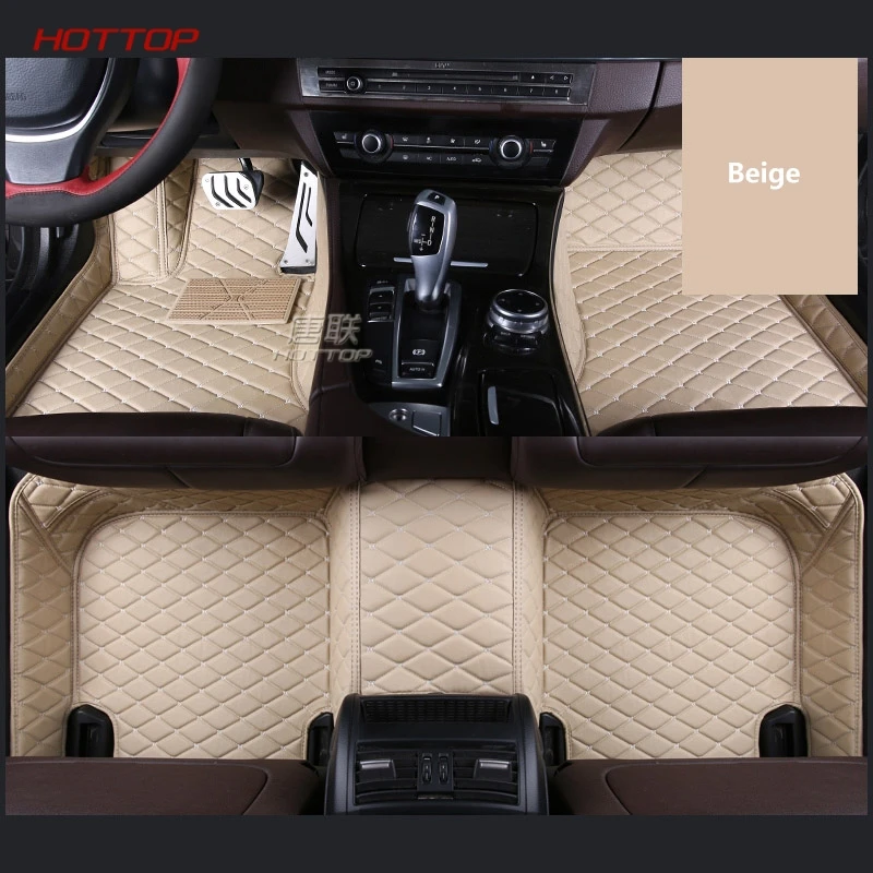 Для LHD Toyota Camry 8th XV70 автомобильные коврики на заказ, автомобильные коврики для интерьера, кожаные Коврики для ног, черные аксессуары для автомобиля