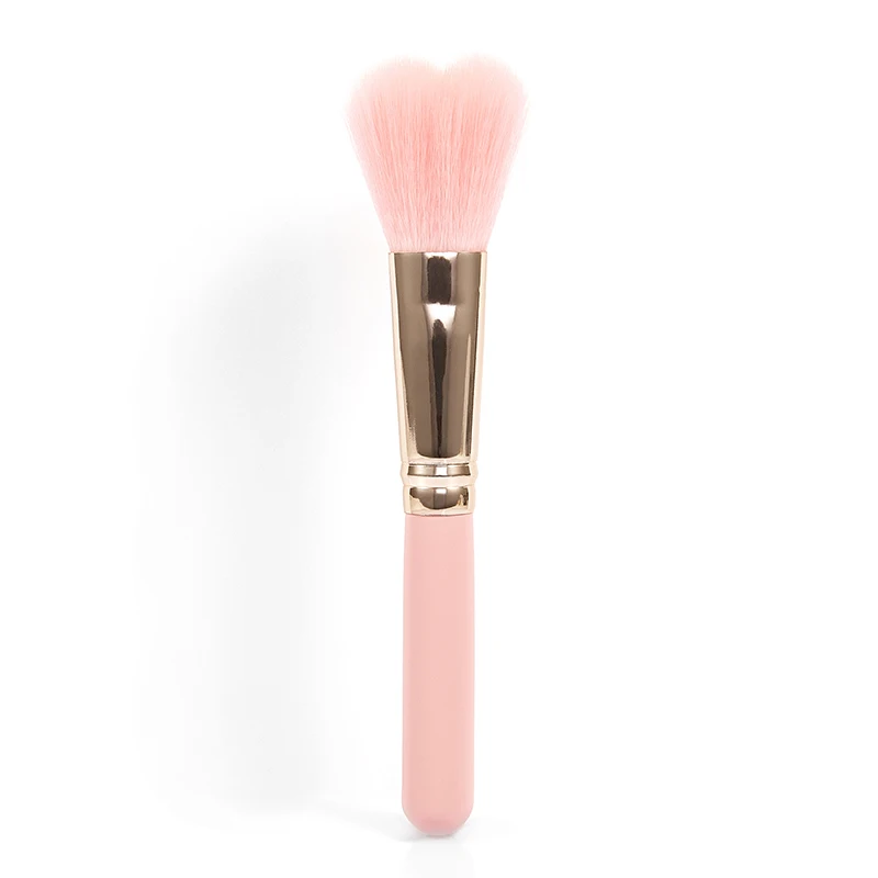 MECOLOR розовый цвет в форме сердца Румяна Пудра Косметика Макияж Кисти для лица